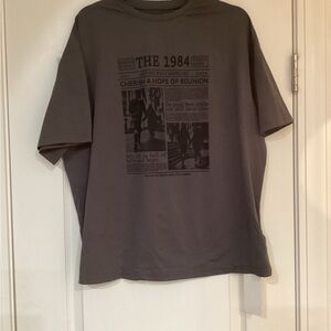 Gray Graphic T-Shirt